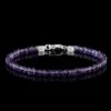 Amethyst Cube Bracelet XXI (4mm)