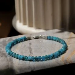 Apatite Bracelet VII (5mm) -Aurum Brothers ApatiteBraceletVII 5mm 2
