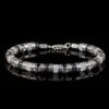 Armored Black & White Bracelet X (6mm)