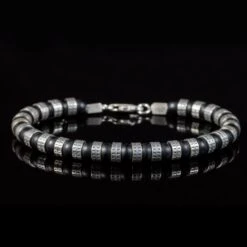 Armored Matte Onyx Bracelet VII (6mm)