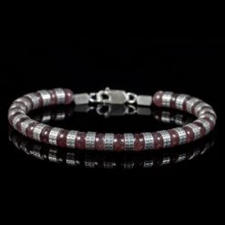 Armored Strawberry Quartz Bracelet II (6mm)