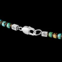 Camel - Turquoise Hematite Necklace V (4mm) -Aurum Brothers AurumBrothers2024 941 Edit