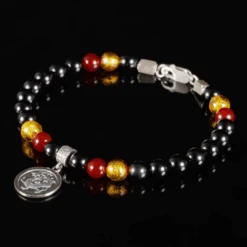 Black Tourmaline - Dragon Bracelet I (6mm)