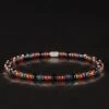 Carnelian - Black Bracelet I (4mm)