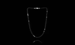 Black Tourmaline Necklace XIV (4mm) 6 Black Tourmaline Necklace XIV (4mm) -Aurum Brothers BlackTourmalineNecklaceXIV 3 Optimized