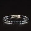 Black Agate Bracelet VII (4mm)