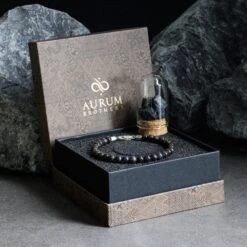 Black Labradorite Bracelet III (6mm) 7 Black Labradorite Bracelet III (6mm) -Aurum Brothers BlacklabradoriteIII3