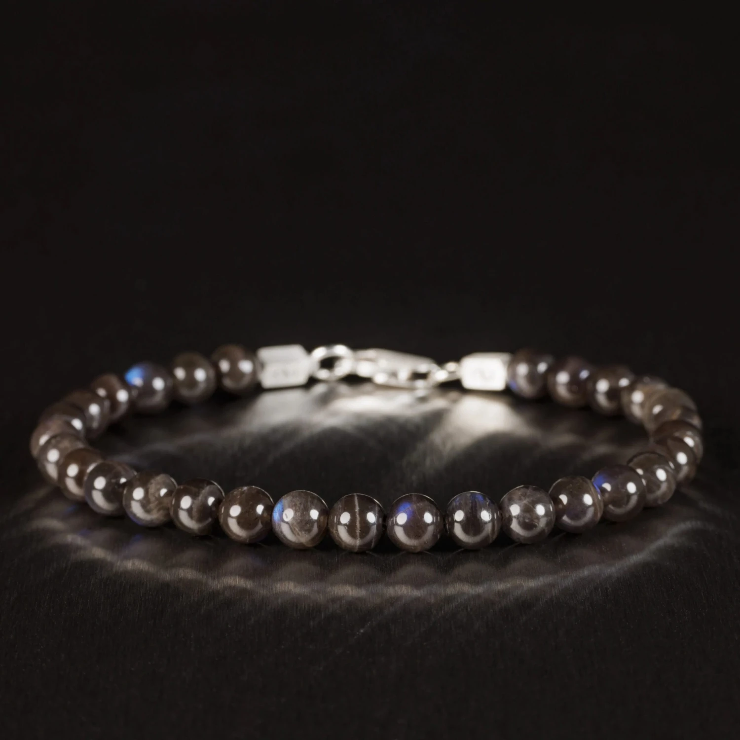 Black Labradorite Bracelet III (6mm) 1 Black Labradorite Bracelet III (6mm)