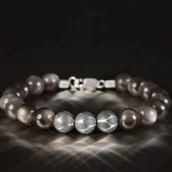 Aurum Brothers 9 Black Moonstone Nascor Bracelet I (10mm)