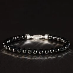 Black Spinel Bracelet II (6mm)
