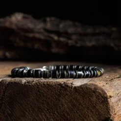 Blue Tiger Eye Bracelet I (6mm) -Aurum Brothers BluetigereyeI1