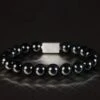 Burmese Black Jade Bracelet III (10mm)
