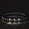 Burmese Black Jade Bracelet II (8mm)