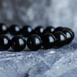 Burmese Black Jade Bracelet III (10mm) -Aurum Brothers BurmeseblackjadeIII2