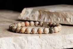 Fossil Coral Bracelet I (8mm) -Aurum Brothers Coral fossil