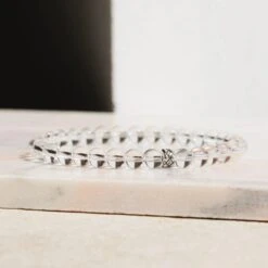 Crystal Quartz Bracelet I (6mm) -Aurum Brothers Crystal quartz 6mm