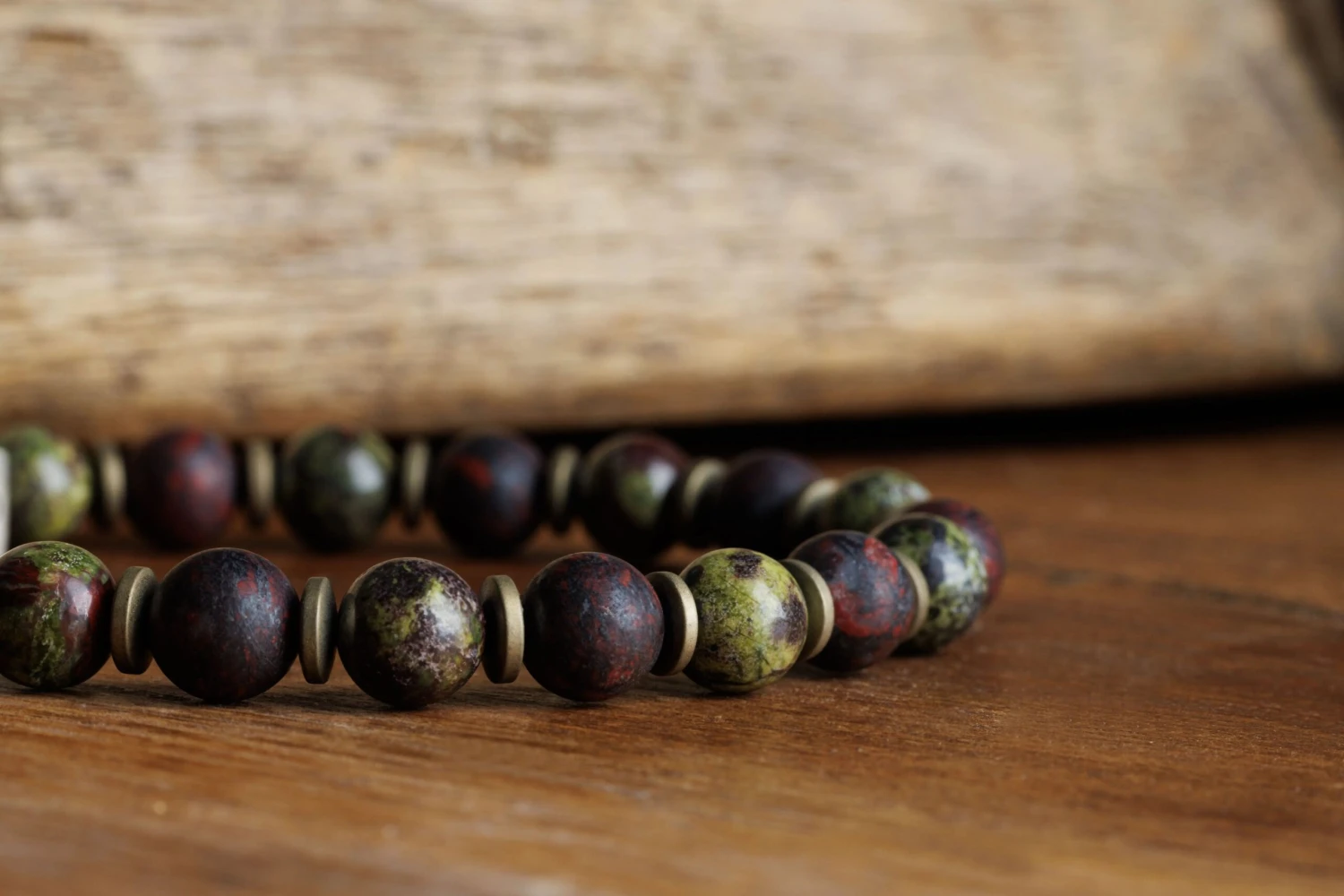 Dragon Blood Jasper Bracelet XI (8mm) 2 Dragon Blood Jasper Bracelet XI (8mm) - Image 2