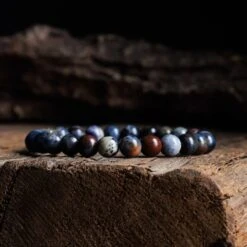Dumortierite Bracelet I (8mm) -Aurum Brothers DumortieriteI1