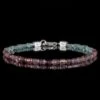 Emerald - Pink Tourmaline Bracelet XVI (2-4mm)