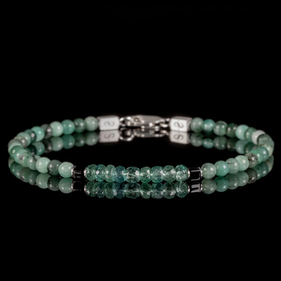 Emerald Bracelet XIV (3-4mm) 1 Emerald Bracelet XIV (3-4mm)