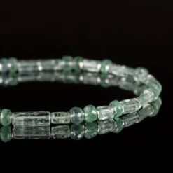 Emerald Bracelet XI (2-4mm) -Aurum Brothers EmeraldBraceletXI 2 4mm solo productshot closeup