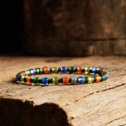 Multicolor Silver & Hematite Bracelet V (6mm) -Aurum Brothers Hematite Silver VI 1