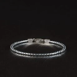Hematite - Silver Grey Bracelet I (3mm) De