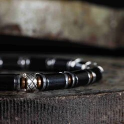 Hematite Bracelet (6mm) -Aurum Brothers Hematite6mmupsell3