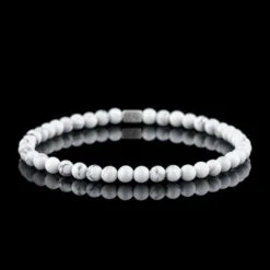 Howlite Bracelet I (4mm)
