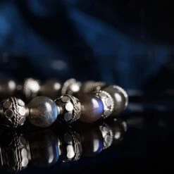 Labradorite Bracelet V (8mm) -Aurum Brothers Labradorite V 1