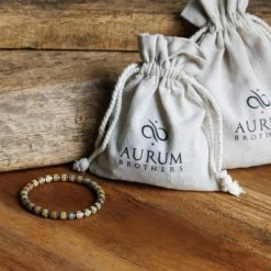 Landscape Jasper Bracelet VII (6mm) -Aurum Brothers Landscape Jasper VII