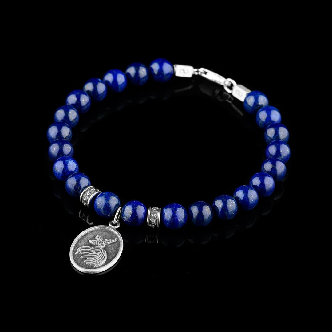 Lapis Lazuli - Rumi Bracelet VIII (8mm) 1 Lapis Lazuli - Rumi Bracelet VIII (8mm)