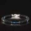 London Blue Topaz - Black Bracelet II (5-6mm)