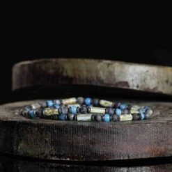 Matte Labradorite - Blue Bracelet (4mm) -Aurum Brothers MatteLabradorite blue4mmupsell1