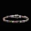Multi Color Sapphire Bracelet II (2-3mm)
