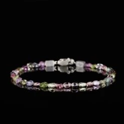 Multi Color Sapphire Bracelet II (2-3mm)