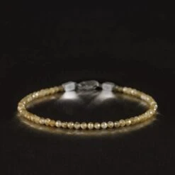 Mustard Yellow Labradorite Bracelet I (3mm)