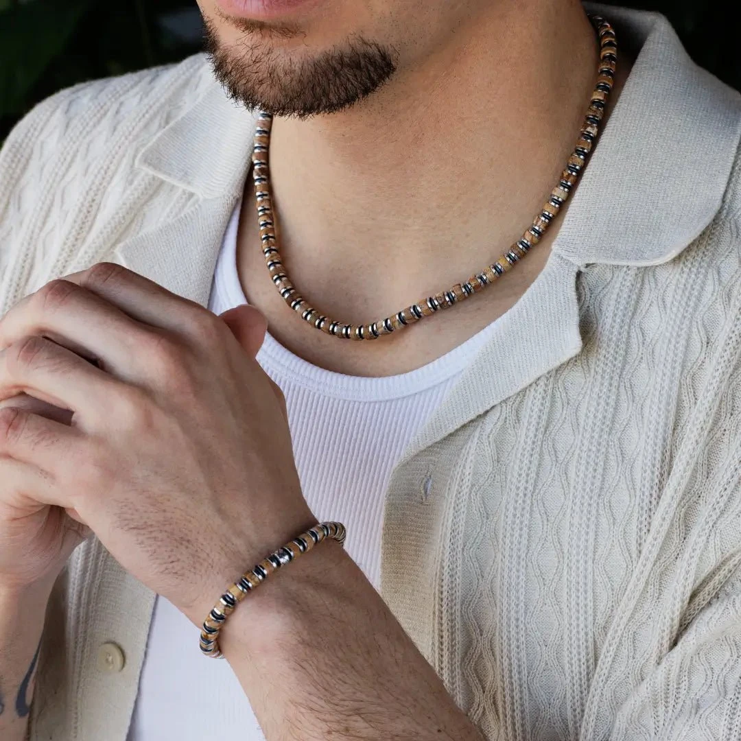 Landscape Jasper Necklace VII (6mm) 2 Landscape Jasper Necklace VII (6mm) - Image 2