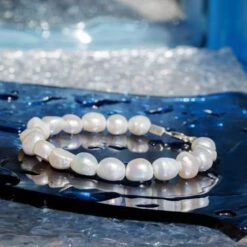 Pearl Bracelet VI (9-10mm) 8 Pearl Bracelet VI (9-10mm) -Aurum Brothers Pearl bracelet VI