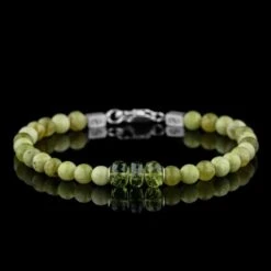 Peridot Bracelet 10 Carat (6mm)