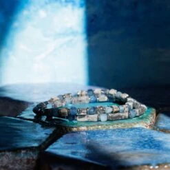 Picasso Jasper - Aquamarine Bracelet IV (4mm) -Aurum Brothers Picasso jasper aquamarine IV V 749841