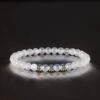 Rainbow White Moonstone Bracelet II (6mm)