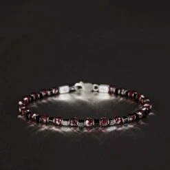 Red Garnet Bracelet XI (4mm)