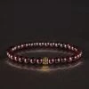 Red Garnet Gold Bracelet II (6mm)