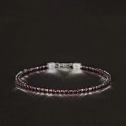 Red Garnet Bracelet XIII (2mm)