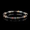 Red Creek Jasper - Ebony Wood Bracelet I (6mm)
