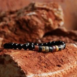 Red Creek Jasper/Blue Tiger Eye - Black Tourmaline Bracelet III (6mm) -Aurum Brothers Redcreekjas bluetiger tourmalineIII2 jpg caba1139 1cc9 4b50 8230 83ac2f0a982e