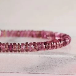 Pink Tourmaline Bracelet II (5mm) -Aurum Brothers Rhodonite3copiar