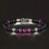 Ruby - Black Onyx Bracelet I (6mm)