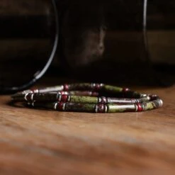 Dragon Blood Jasper V (4mm) 10 Dragon Blood Jasper V (4mm) -Aurum Brothers Square2 COLOMBIANEMERALDBRACELETV 3 6MM 1